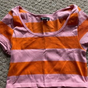 Striped crop top